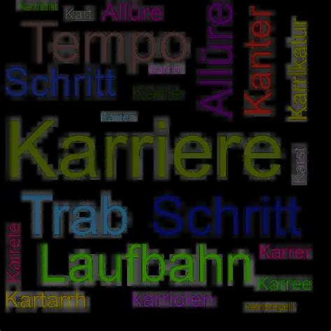 anderes wort für karriere.